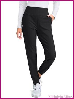 Fleece Lined Joggers High Waisted Thermal Winter Sweatpants Tapered